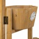 Поставка за Саксия Alexandra House Living Кафяв Дърво от пауловния 18 x 79 x 89 cm Поставка за Саксия Alexandra House Living Кафяв Дърво от пауловния 18 x 79 x 89 cm