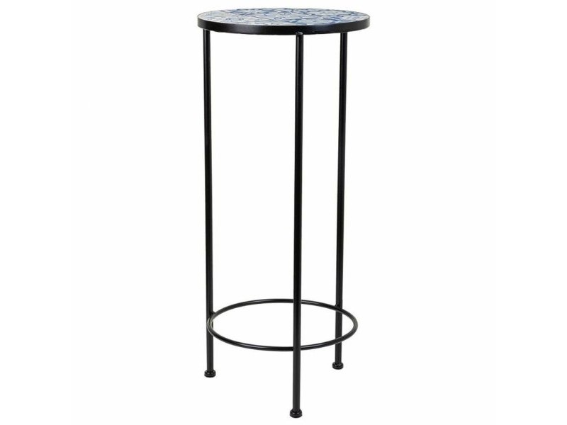 Поставка за Саксия Alexandra House Living Черен Желязо Плочка 30 x 68 x 30 cm 3 Части