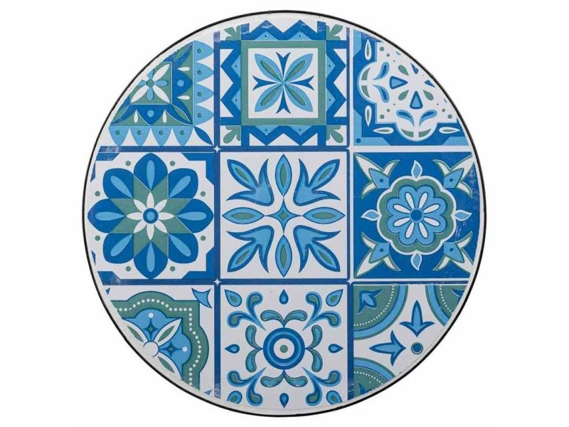 Поставка за Саксия Alexandra House Living Черен Желязо Плочка 30 x 68 x 30 cm 3 Части