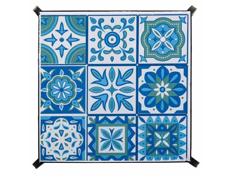 Поставка за Саксия Alexandra House Living Черен Желязо Плочка 33 x 37 x 33 cm 3 Части Поставка за Саксия Alexandra House Living Черен Желязо Плочка 33 x 37 x 33 cm 3 Части