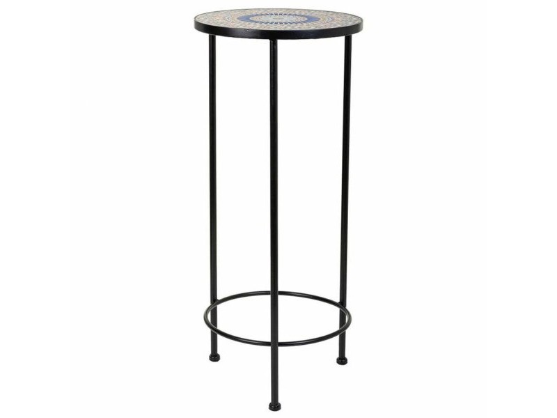 Поставка за Саксия Alexandra House Living Черен Желязо Плочка 30 x 68 x 30 cm 3 Части