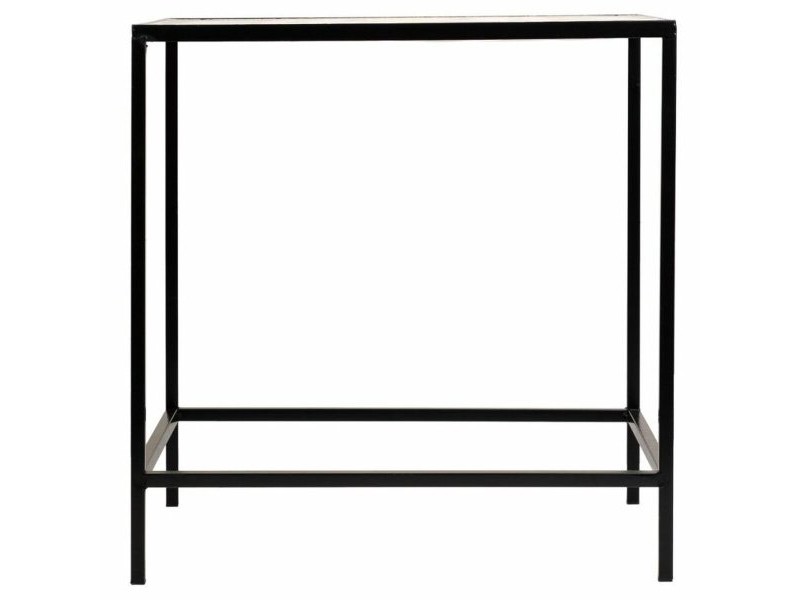 Поставка за Саксия Alexandra House Living Черен Желязо Плочка 37 x 51 x 50 cm 2 Части