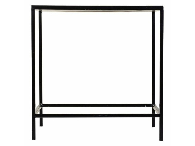 Поставка за Саксия Alexandra House Living Черен Желязо Плочка 37 x 51 x 50 cm 2 Части