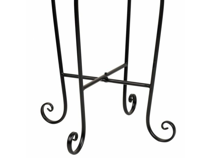 Поставка за Саксия Alexandra House Living Черен Желязо Плочка 35 x 60 x 35 cm