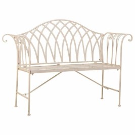 Пейка Alexandra House Living Бял Желязо 50 x 88 x 110 cm