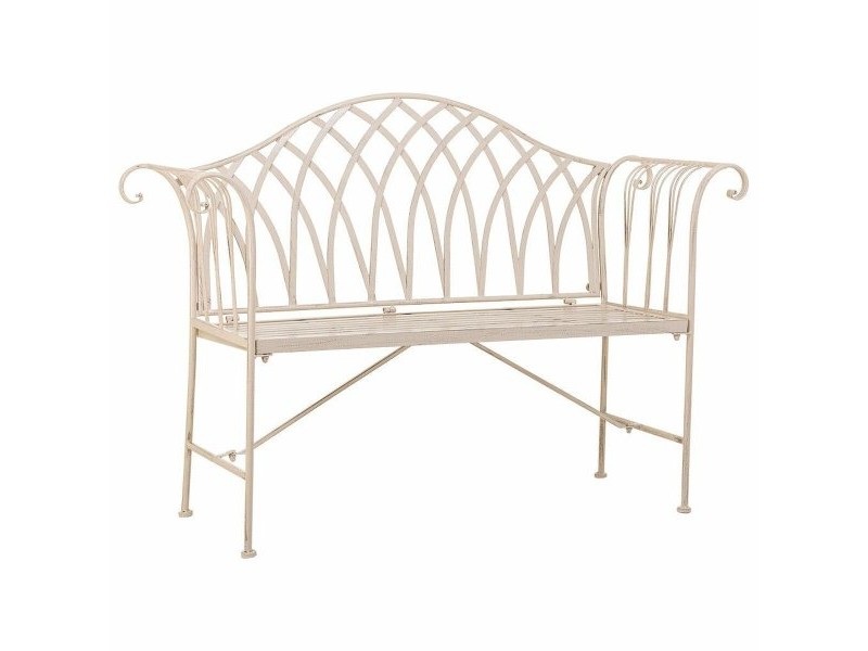 Пейка Alexandra House Living Бял Желязо 50 x 88 x 110 cm