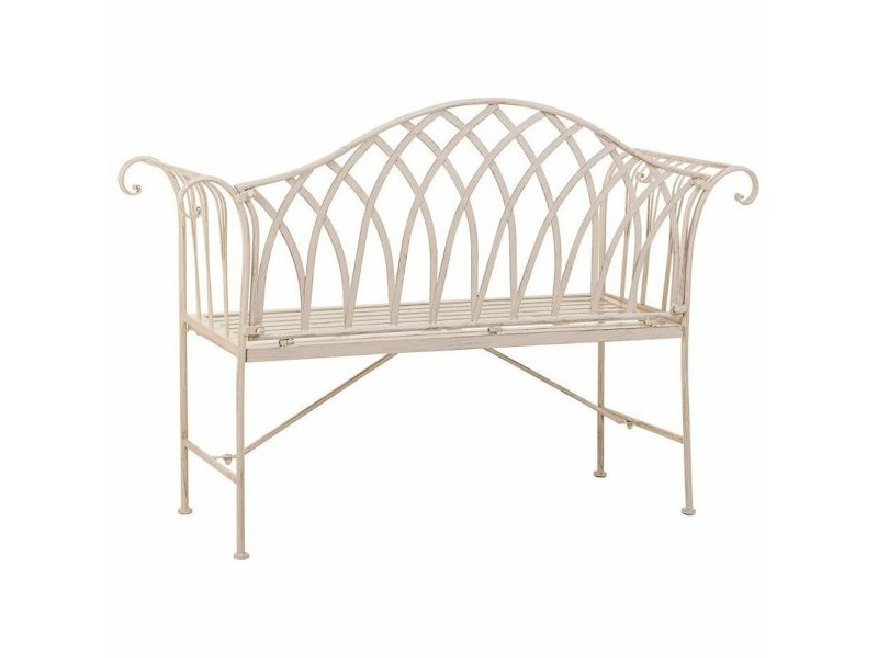 Пейка Alexandra House Living Бял Желязо 50 x 88 x 110 cm