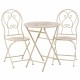 Комплект от маса с 2 стола Alexandra House Living Бял 60 x 75 x 60 cm Комплект от маса с 2 стола Alexandra House Living Бял 60 x 75 x 60 cm