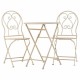 Комплект от маса с 2 стола Alexandra House Living Бял 60 x 75 x 60 cm Комплект от маса с 2 стола Alexandra House Living Бял 60 x 75 x 60 cm