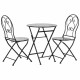 Комплект от маса с 2 стола Alexandra House Living Черен 60 x 75 x 60 cm Комплект от маса с 2 стола Alexandra House Living Черен 60 x 75 x 60 cm