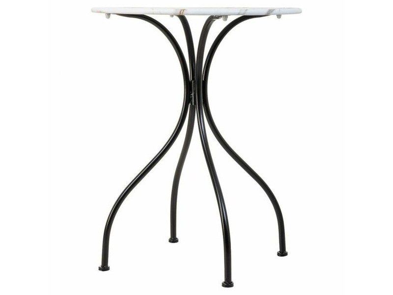 Комплект от маса с 2 стола Alexandra House Living Бял Черен 60 x 75 x 60 cm