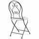 Комплект от маса с 2 стола Alexandra House Living Бял Черен 60 x 75 x 60 cm