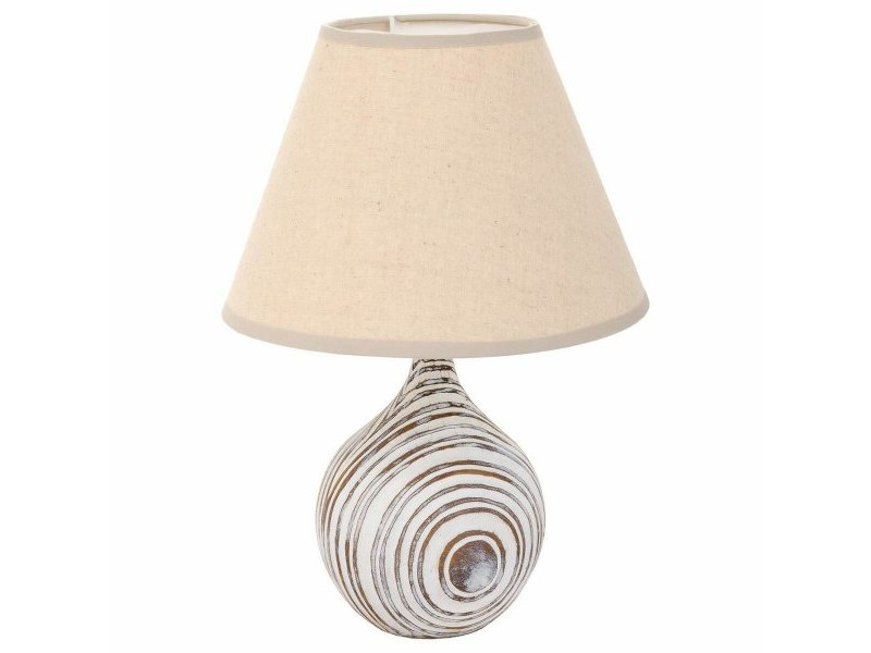 Настолна лампа Alexandra House Living Бял Полирезин 220-240 V 14 x 25 x 14 cm Настолна лампа Alexandra House Living Бял Полирезин 220-240 V 14 x 25 x 14 cm