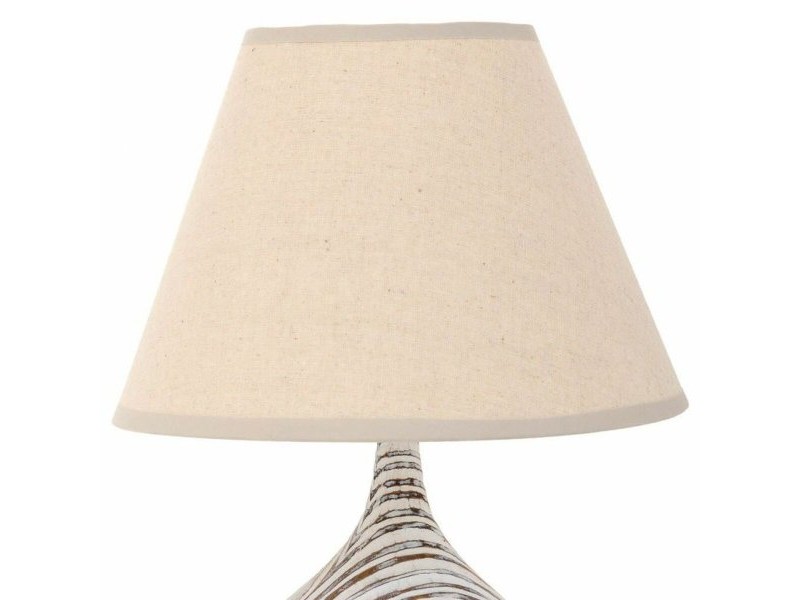 Настолна лампа Alexandra House Living Бял Полирезин 220-240 V 14 x 25 x 14 cm