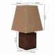 Настолна лампа Alexandra House Living Кафяв Полирезин 220-240 V 13 x 24 x 13 cm