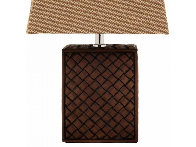 Настолна лампа Alexandra House Living Кафяв Полирезин 220-240 V 13 x 24 x 13 cm