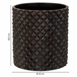 Саксия Alexandra House Living Кафяв Полирезин 20 x 20 x 20 cm