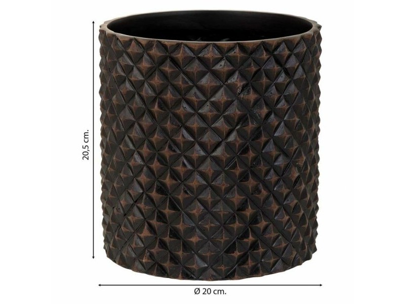 Саксия Alexandra House Living Кафяв Полирезин 20 x 20 x 20 cm