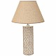 Настолна лампа Alexandra House Living Бежов Полирезин 220-240 V 14 x 51 x 14 cm