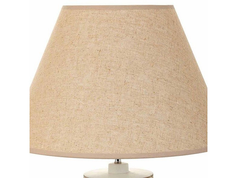Настолна лампа Alexandra House Living Бежов Полирезин 220-240 V 14 x 51 x 14 cm
