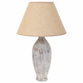 Настолна лампа Alexandra House Living Бял Полирезин 220-240 V 18 x 49 x 18 cm