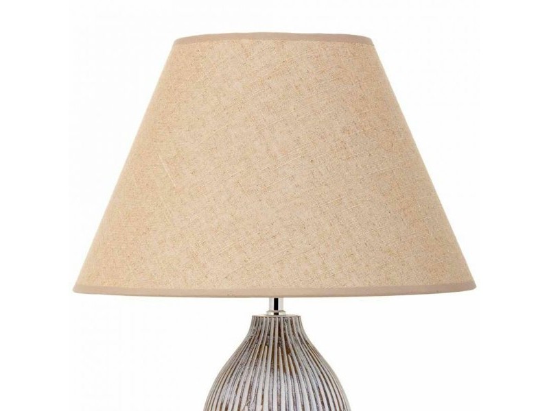 Настолна лампа Alexandra House Living Бял Полирезин 220-240 V 18 x 49 x 18 cm