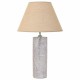 Настолна лампа Alexandra House Living Сребро Полирезин 220-240 V 14 x 51 x 14 cm