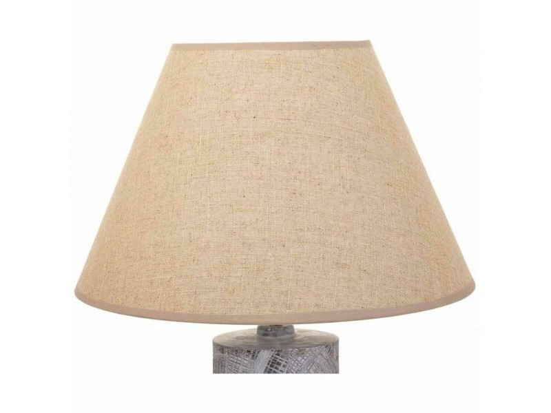Настолна лампа Alexandra House Living Сребро Полирезин 220-240 V 14 x 51 x 14 cm