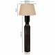 Лампион Alexandra House Living Кафяв 220-240 V 20 x 128 x 20 cm Лампион Alexandra House Living Кафяв 220-240 V 20 x 128 x 20 cm