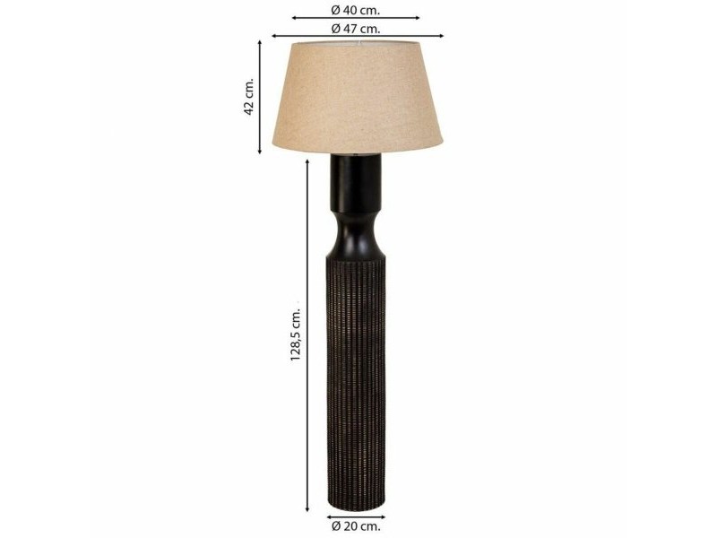 Лампион Alexandra House Living Кафяв 220-240 V 20 x 128 x 20 cm