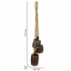 Звънец Alexandra House Living Кафяв Въже Желязо 12 x 81 x 20 cm