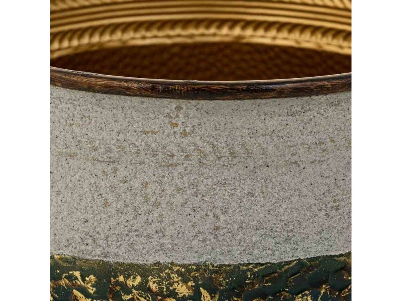 Саксия Alexandra House Living Злато Желязо 27 x 25 x 27 cm Саксия Alexandra House Living Злато Желязо 27 x 25 x 27 cm