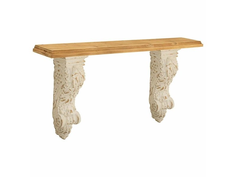 Рафтове Alexandra House Living Бял Ела Магнезиев оксид 20 x 60 x 120 cm