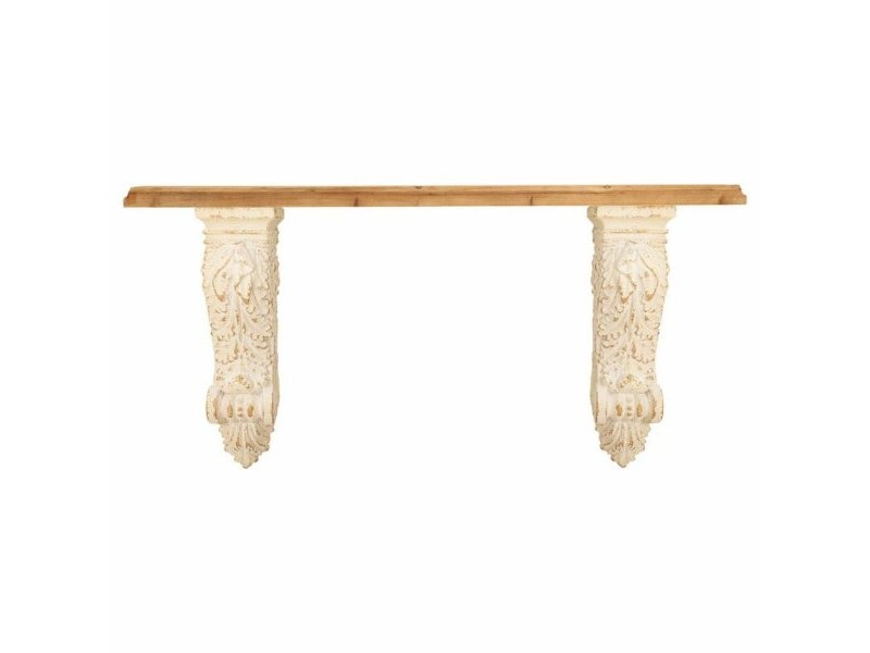 Рафтове Alexandra House Living Бял Ела Магнезиев оксид 20 x 60 x 120 cm