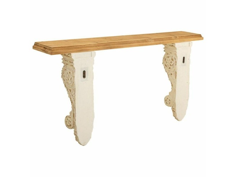 Рафтове Alexandra House Living Бял Ела Магнезиев оксид 20 x 60 x 120 cm