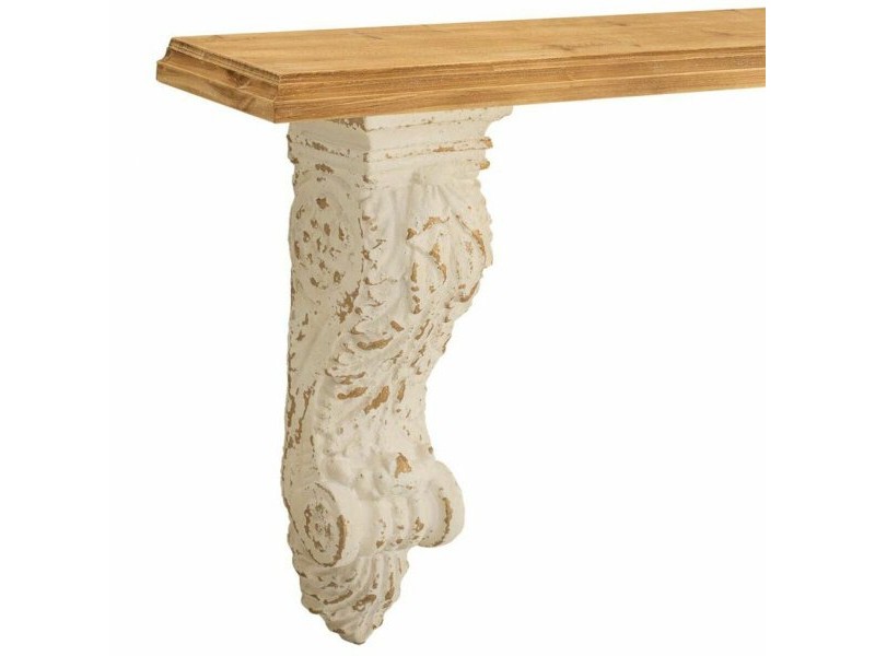 Рафтове Alexandra House Living Бял Ела Магнезиев оксид 20 x 60 x 120 cm