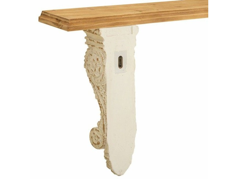 Рафтове Alexandra House Living Бял Ела Магнезиев оксид 20 x 60 x 120 cm