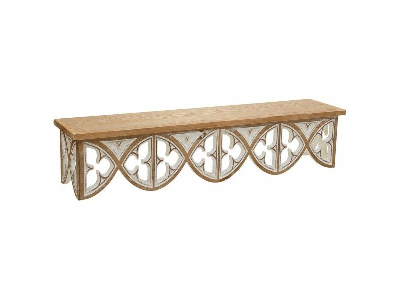 Рафтове Alexandra House Living Кафяв Cмърч Дървен MDF 18 x 17 x 80 cm
