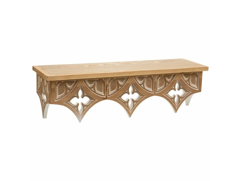 Рафтове Alexandra House Living Кафяв Cмърч Дървен MDF 18 x 17 x 60 cm