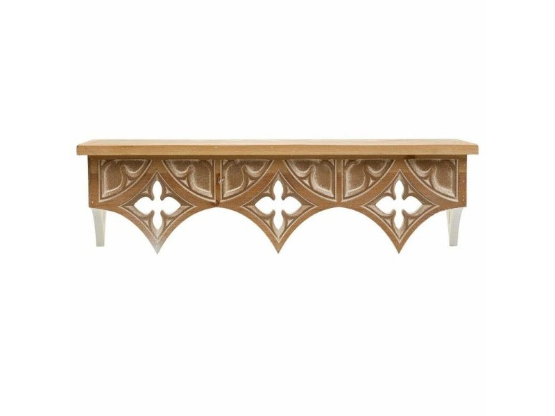 Рафтове Alexandra House Living Кафяв Cмърч Дървен MDF 18 x 17 x 60 cm