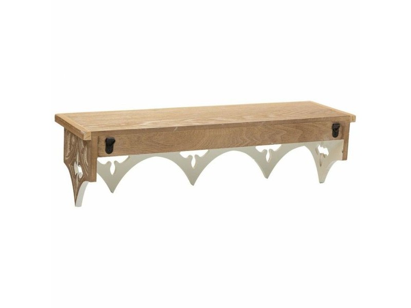 Рафтове Alexandra House Living Кафяв Cмърч Дървен MDF 18 x 17 x 60 cm