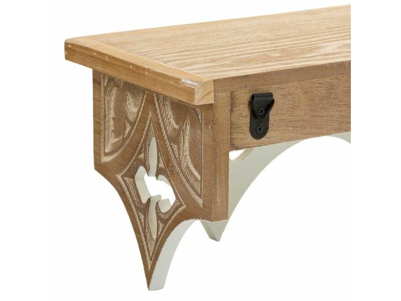 Рафтове Alexandra House Living Кафяв Cмърч Дървен MDF 18 x 17 x 60 cm