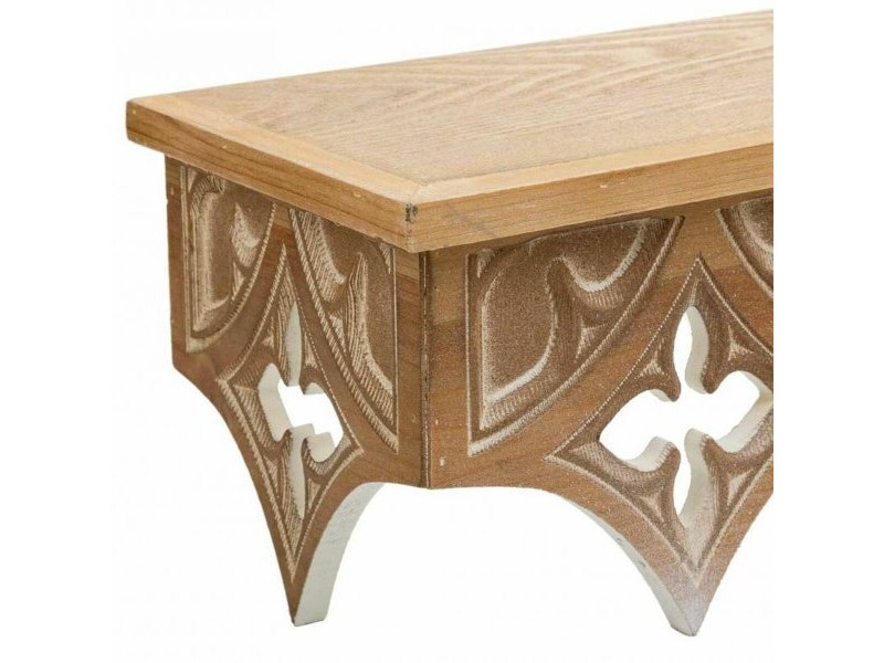 Рафтове Alexandra House Living Кафяв Cмърч Дървен MDF 18 x 17 x 60 cm