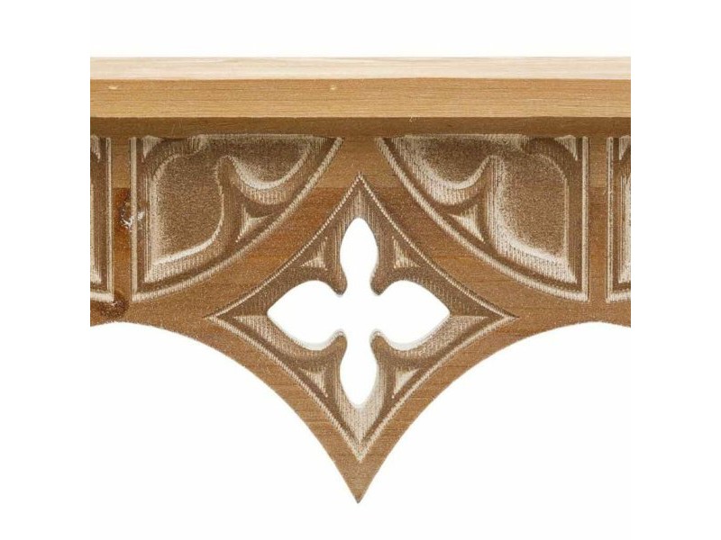 Рафтове Alexandra House Living Кафяв Cмърч Дървен MDF 18 x 17 x 60 cm