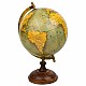 Глобус Alexandra House Living Кафяв хартия Желязо Пластмаса Дърво манго 20 x 25 x 20 cm