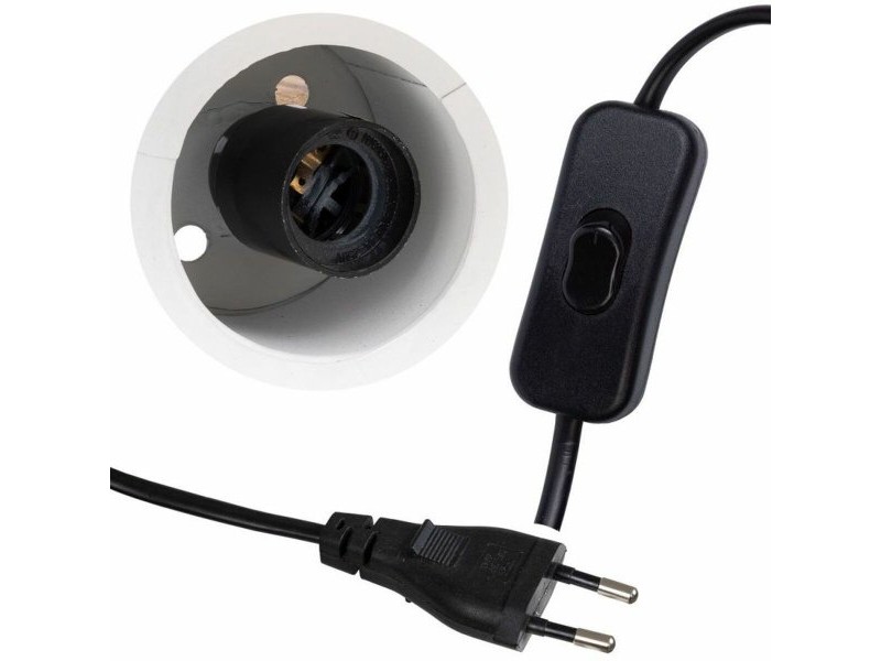 Flexo / Настолна лампа Alexandra House Living Бял Метал Желязо Дърво манго 22 x 79 x 17 cm