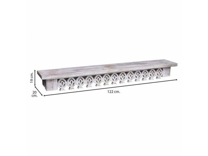 Рафтове Alexandra House Living Дърво манго 20 x 122 x 19 cm