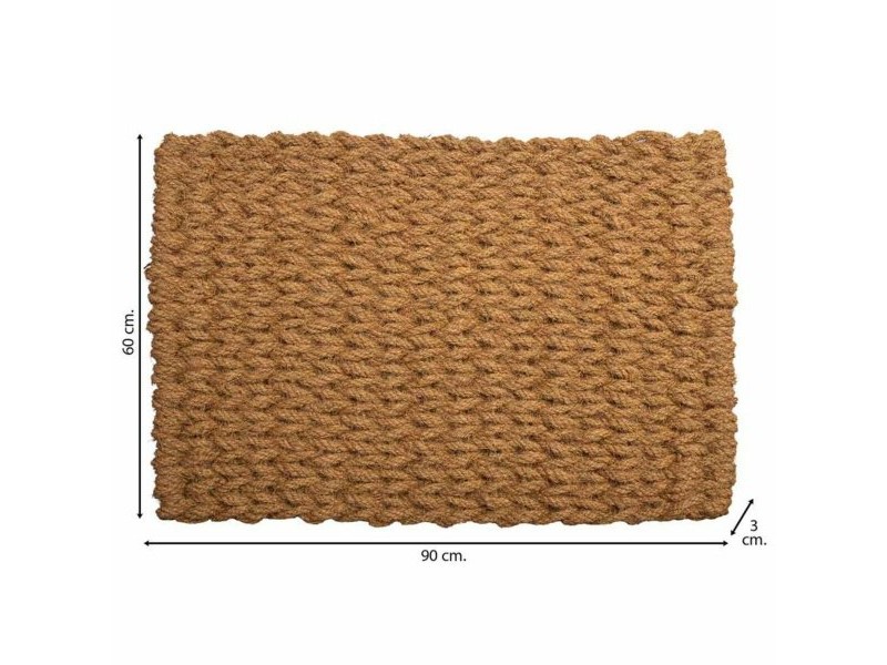 Изтривалка за Врата Alexandra House Living Естествен Кокосови влакна 3 x 90 x 60 cm