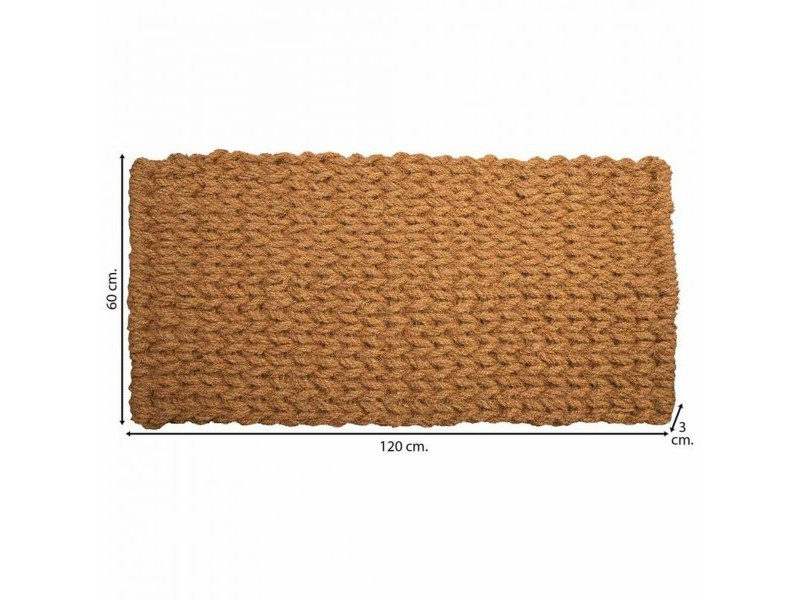 Изтривалка за Врата Alexandra House Living Естествен Кокосови влакна 3 x 120 x 60 cm