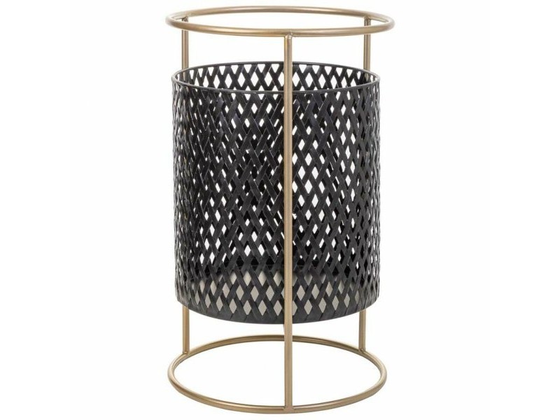 Комплект саксии Alexandra House Living Черен Метал Желязо 27 x 74 x 27 cm 3 Части
